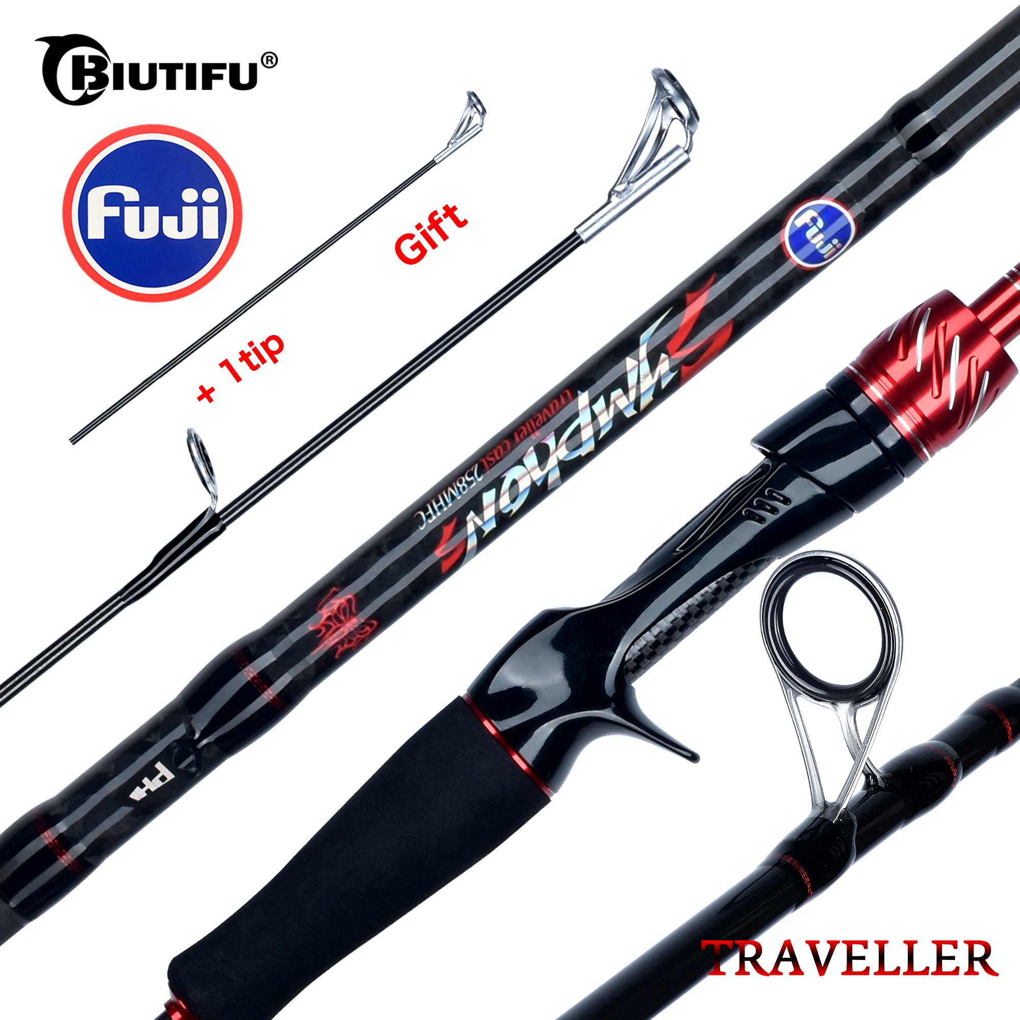 BIUTIFU Spinning Casting Fuji  - Fishing Rod Surf review and price