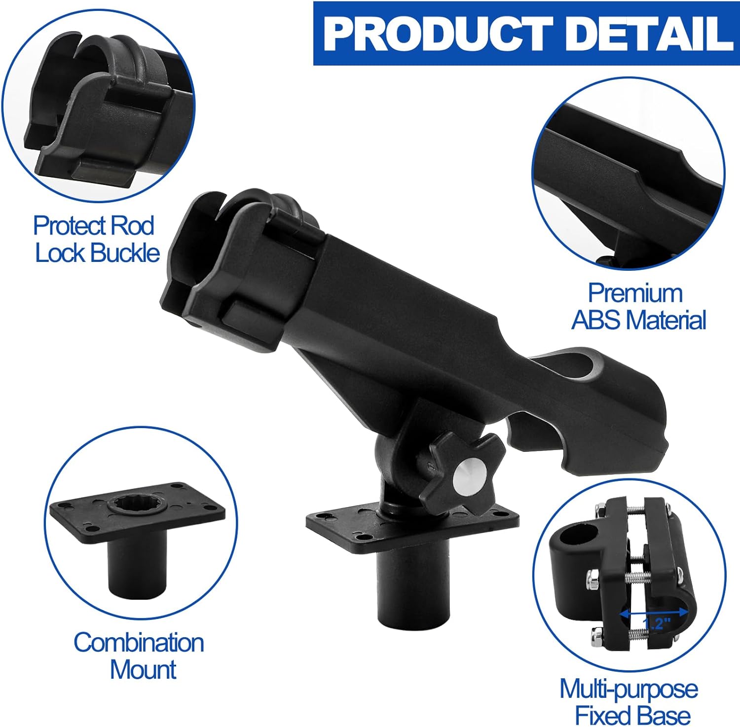 2 Pack Fishing Rod Holder with - Fishing Rod Combo review and price