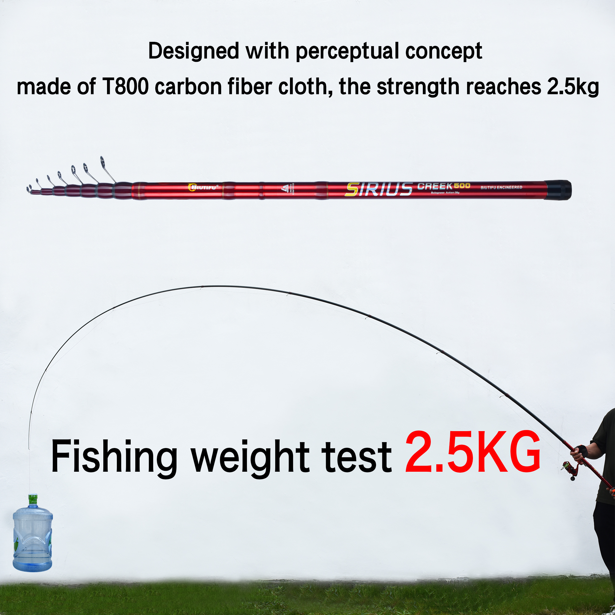 BIUTIFU Telescopic Bolognese F - Fishing Rod Surf review and price