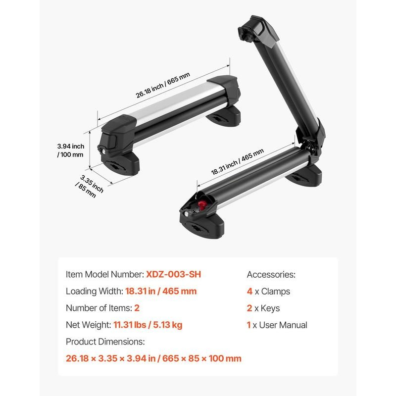 Ski & Snowboard Roof Rack, Car - Fishing Rod Rack review and price