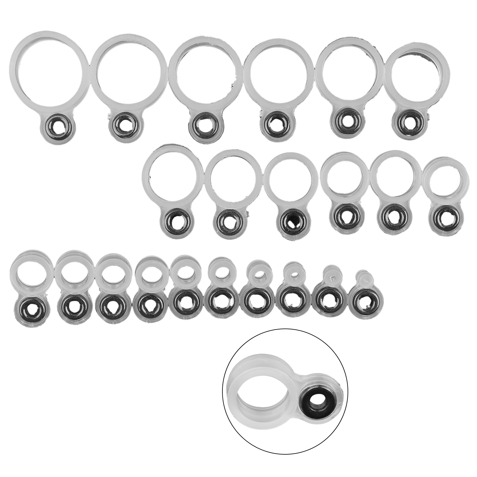 14/22Pcs Fishing Rod Eyelet Re - Fishing Rod Guide Replacement review and price