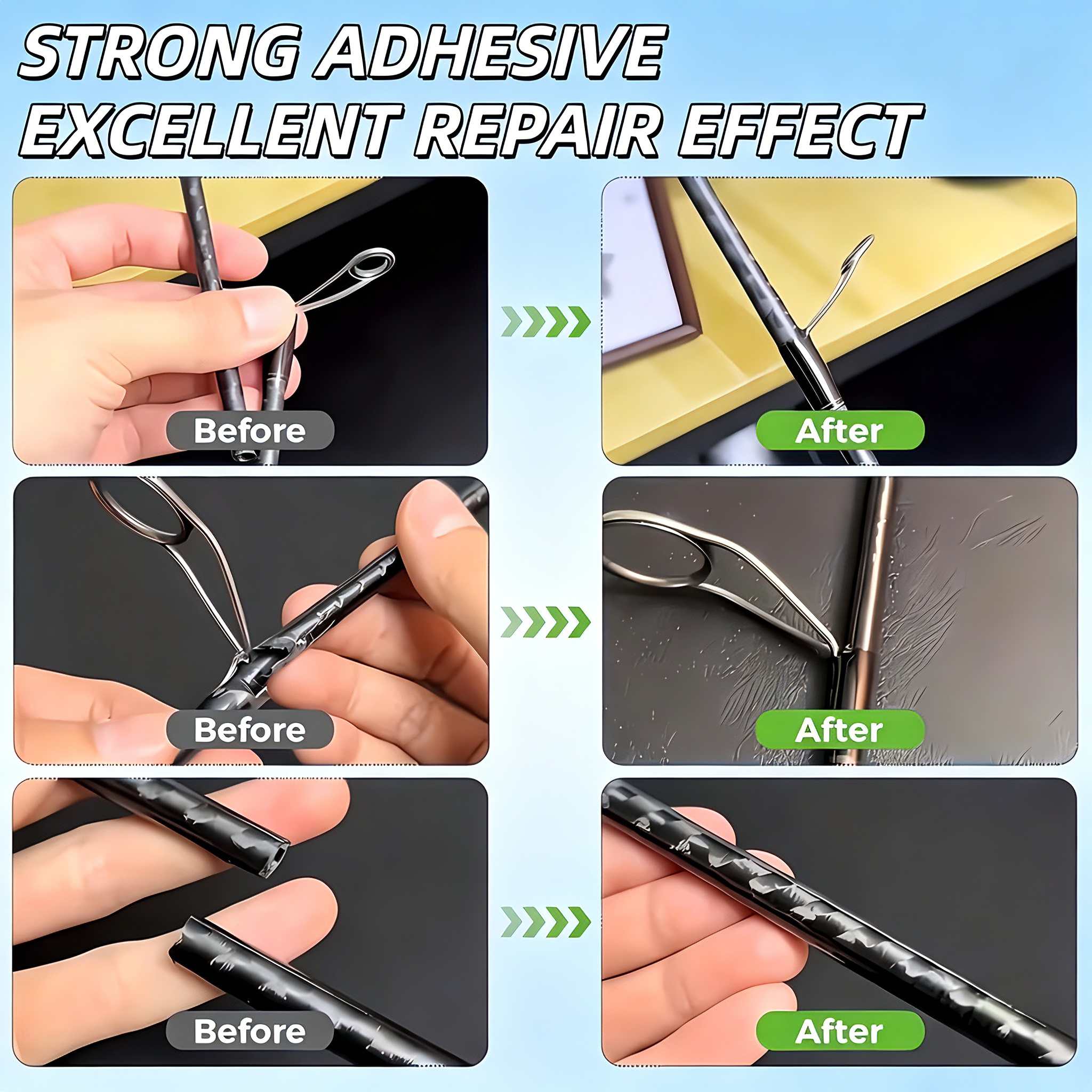 Fishing Rod Repair Glue  Fast  - Fishing Rod Guide Replacement review and price