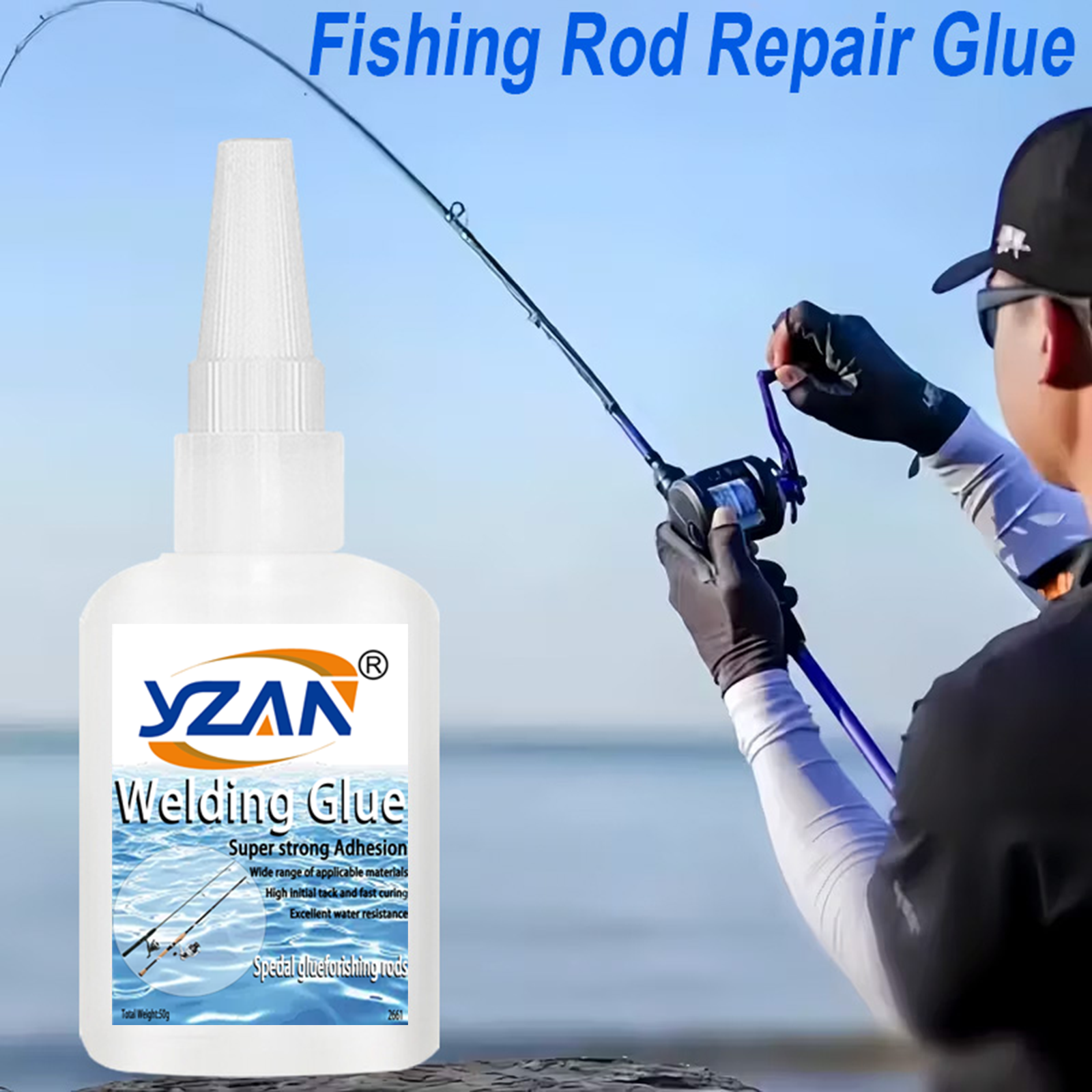 Fishing Rod Repair Glue  Fast  - Fishing Rod Guide Replacement review and price