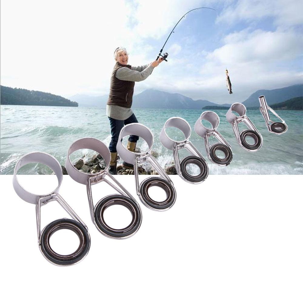 7 Sizes Raft DIY Tip Accessori - Fishing Rod Guide Replacement review and price