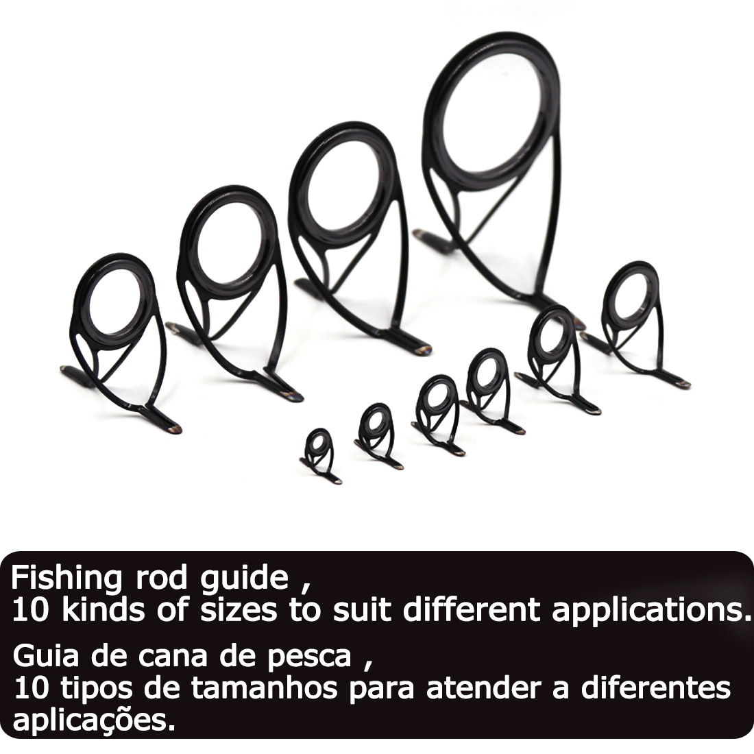 9KM OB Curved Rod Guide Kit 10 - Fishing Rod Spinning review and price