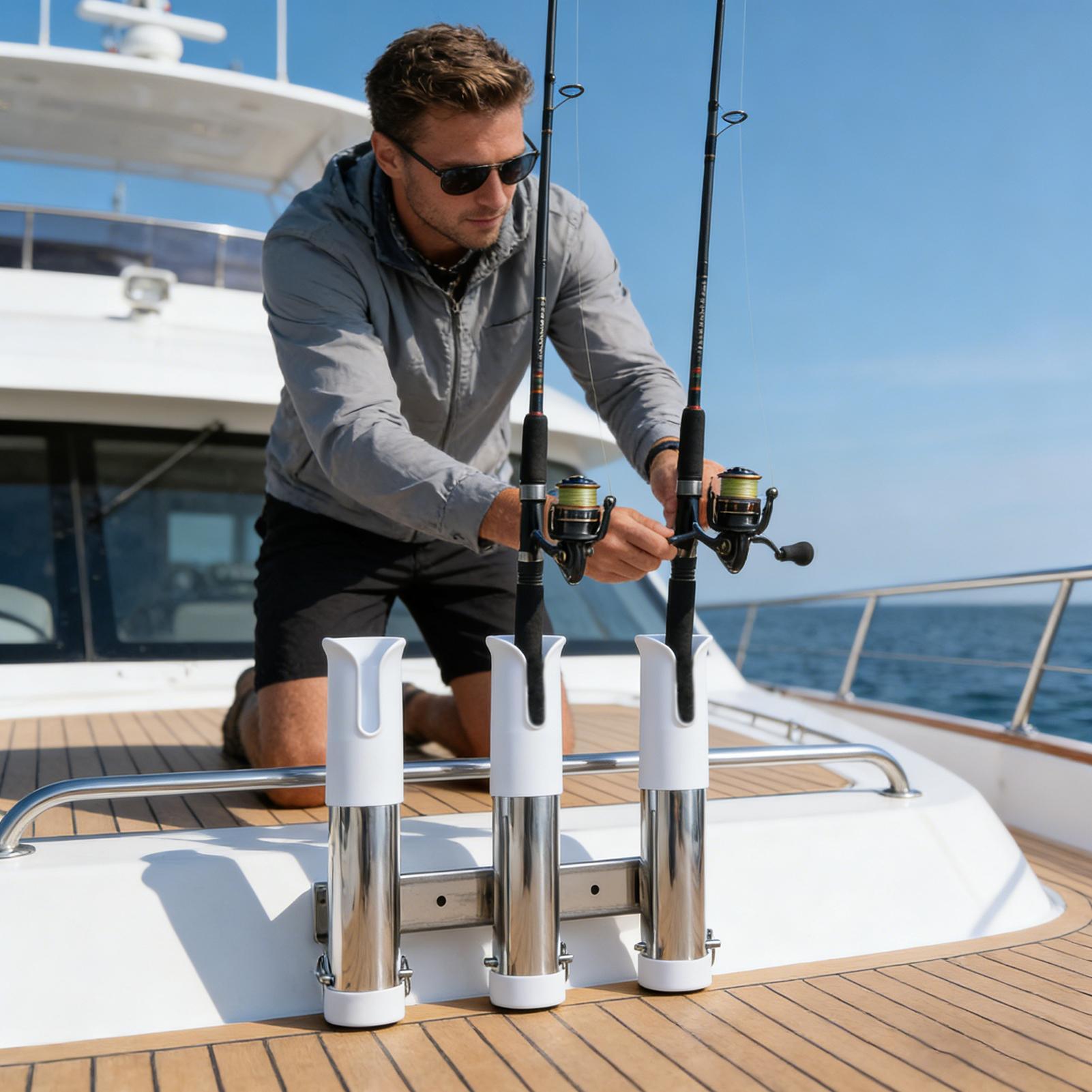 Rod Holder For Boat 3 Tube Lin - Fishing Rod Rack review and price