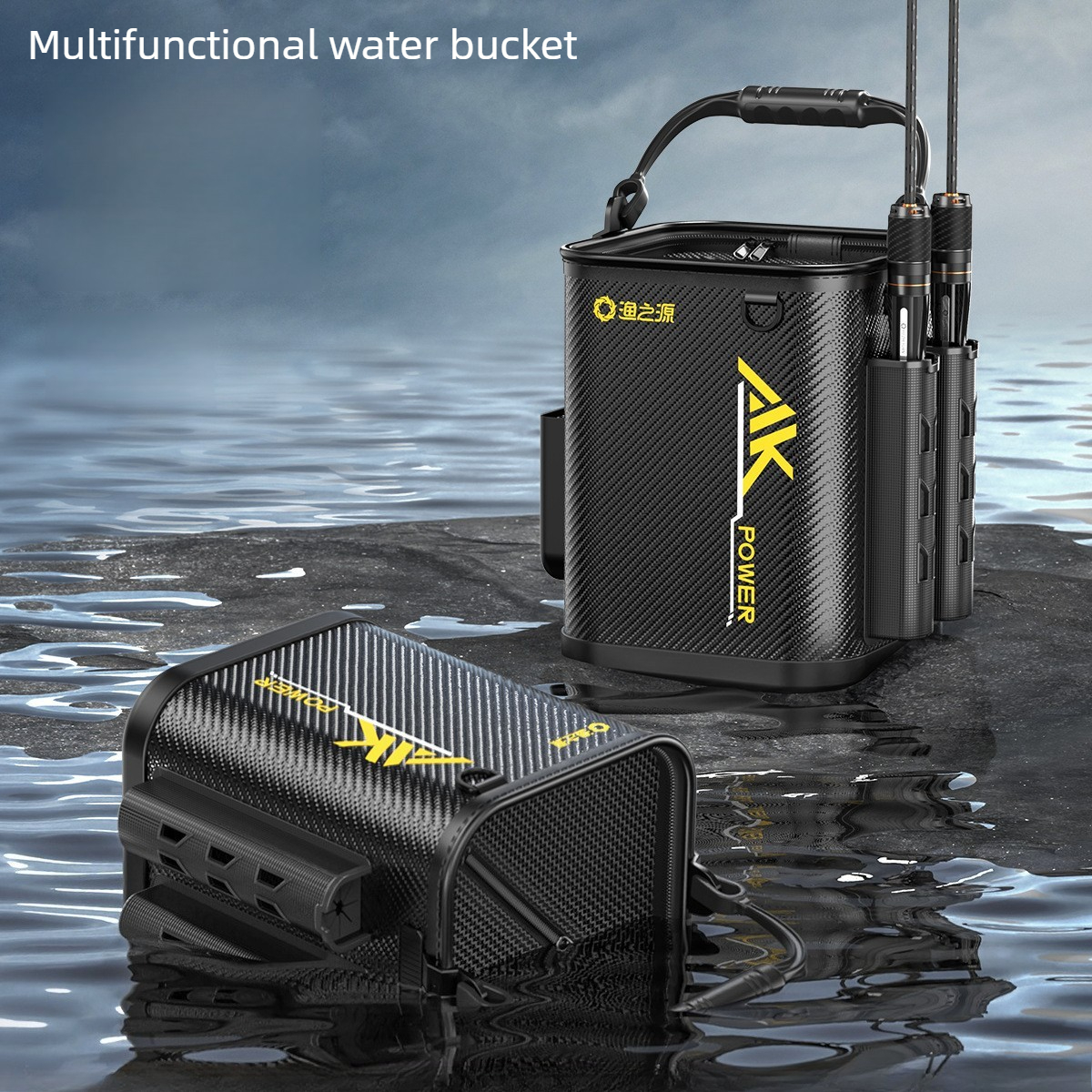 Multi-Functional Live Fish Buc - Fishing Rod Travel review and price