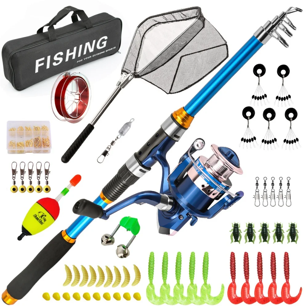 2.1-3.6M Telescopic Glass Fibe - Fishing Rod Spinning review and price