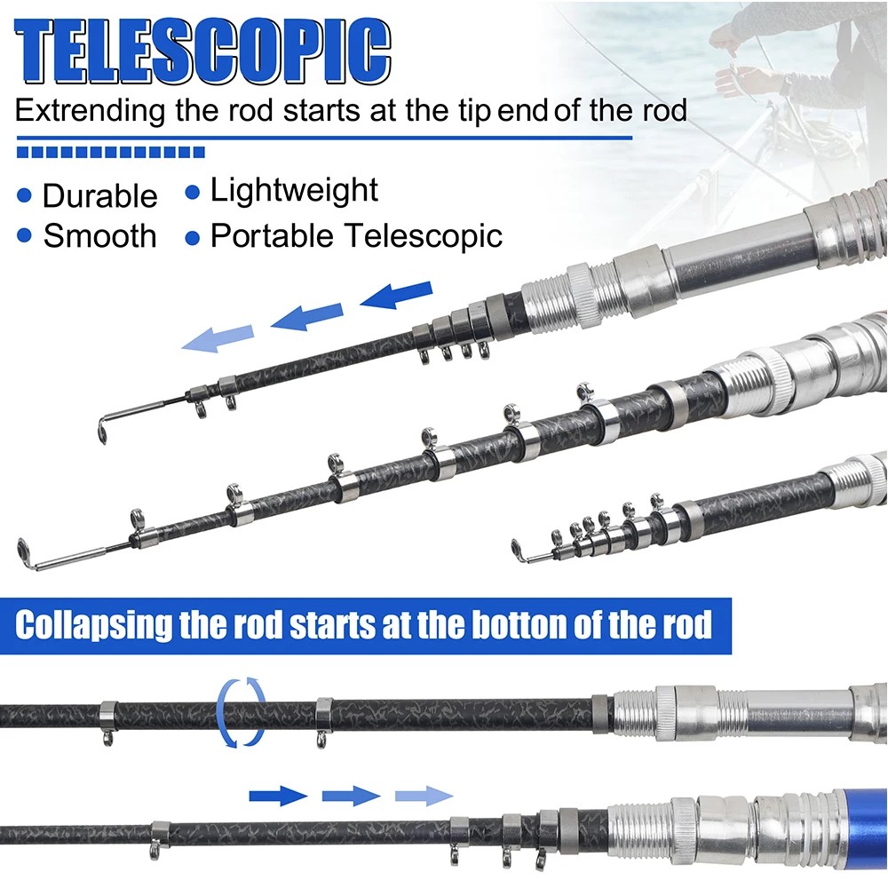 1.6m/1m Pocket Pen Fishing Rod - Fishing Rod Ice review and price