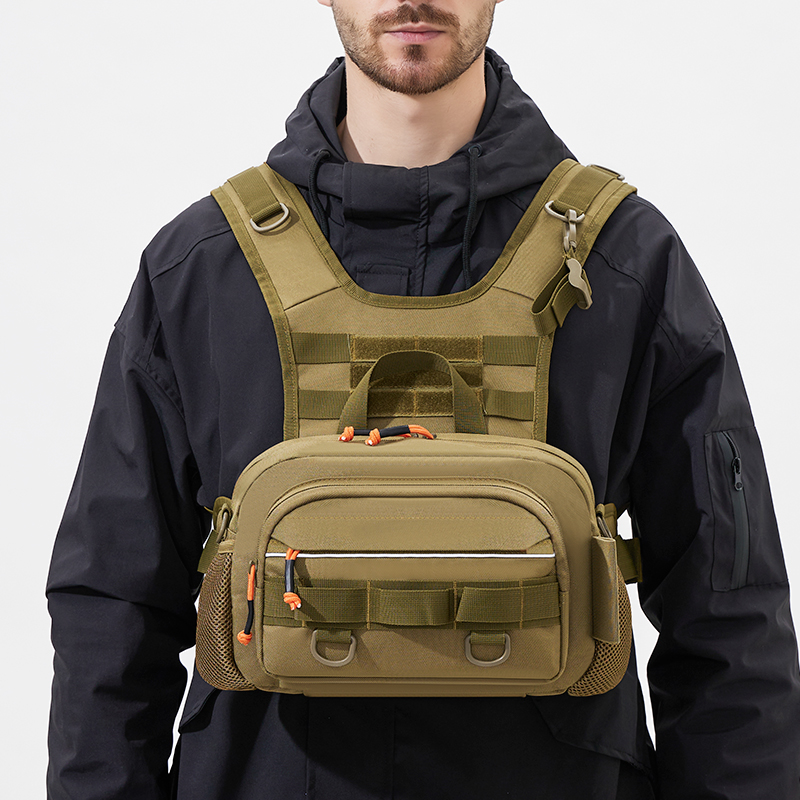 Men Chest Bag Tactical Fishing - Fishing Rod Holder review and price