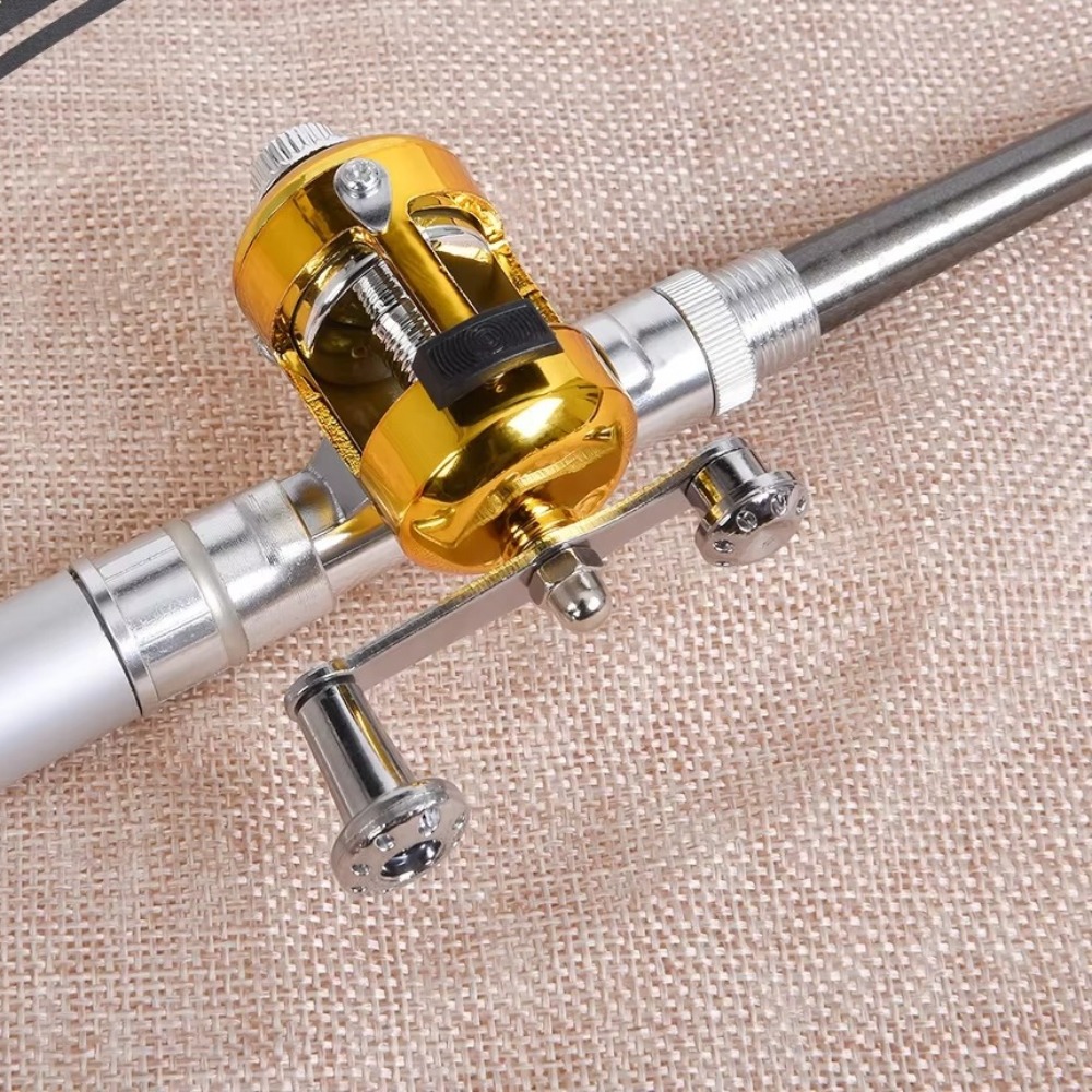 Mini portable steel pen fishin - Fishing Rod Case review and price