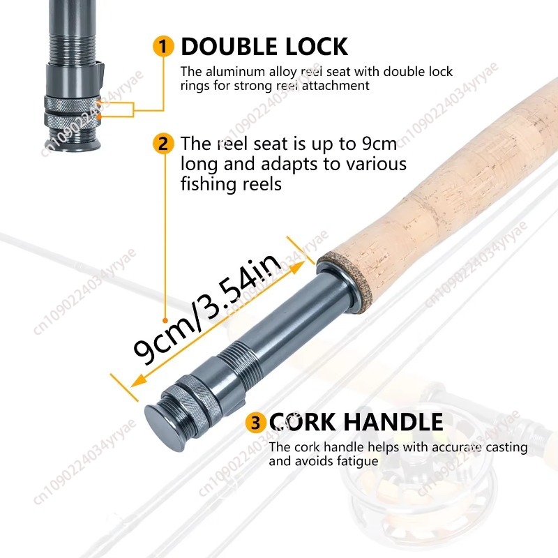 8 Fan Premium Fly Fishing Comb - Fishing Rod Fly review and price