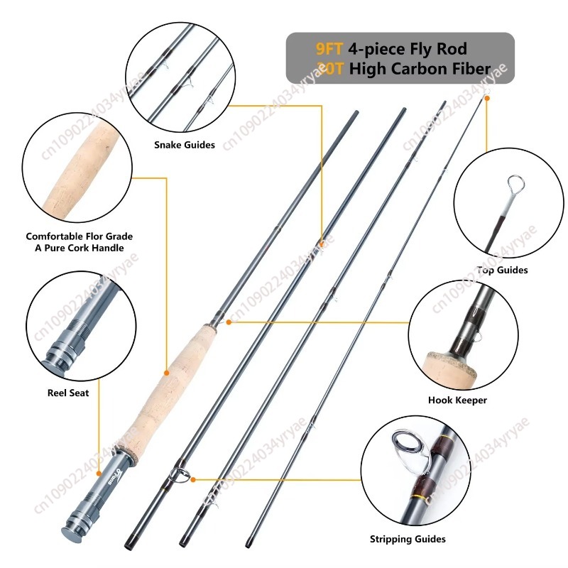 8 Fan Premium Fly Fishing Comb - Fishing Rod Fly review and price